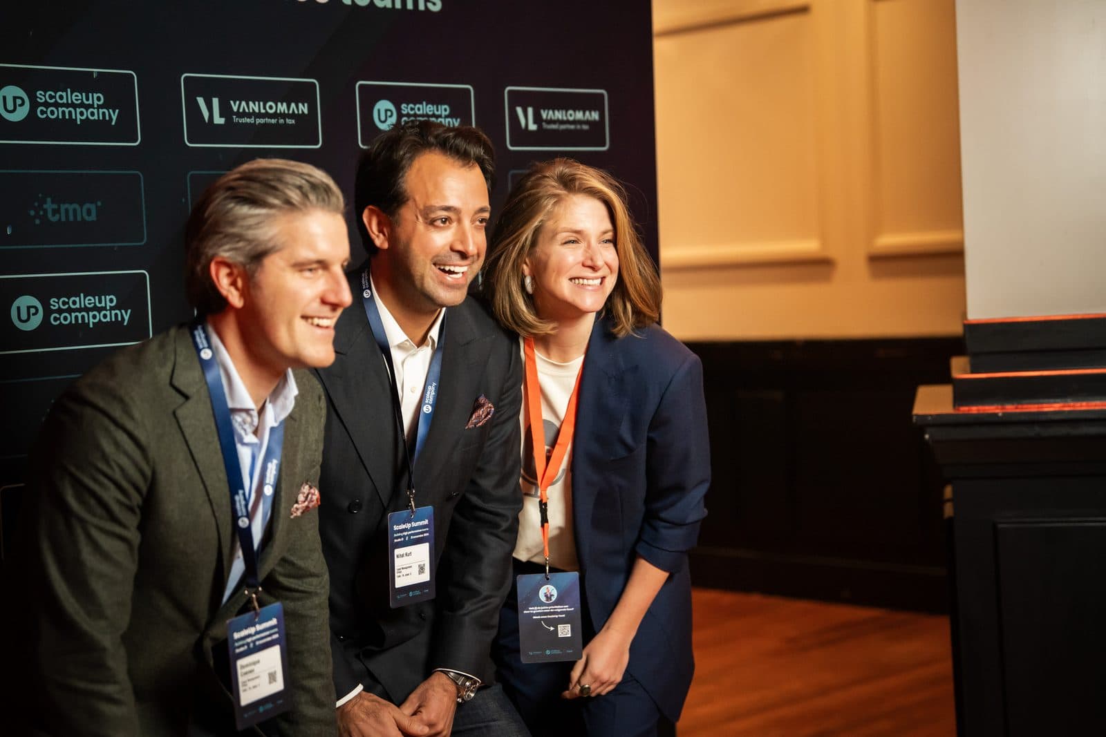 Founders together at a ScaleUp evening